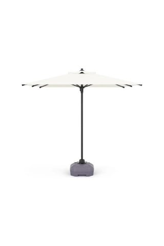 Alubrella Güneş Şemsiyesi Kare, 210 Cm, Krem Rengi Su Geçirmez Kumaş Bej