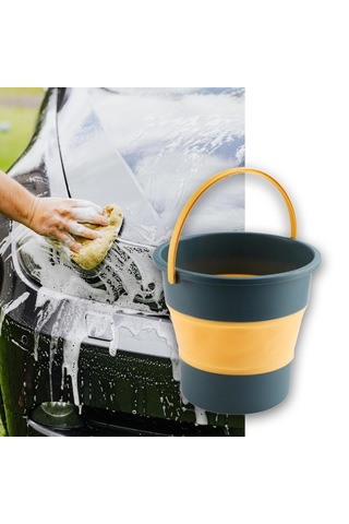 Suntek Katlanabilir Kova Mavi 10 L Mavi