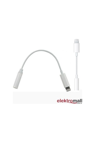 Bs Lightning To Aux 3.5mm Apple Uyumlu İphone Kulaklık Çevirici - Aux Dönüştürücü