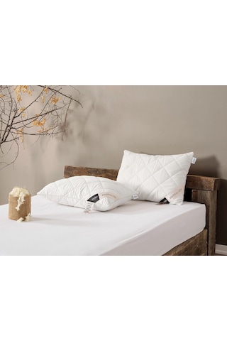 Doqu Home Festival Yün Yastık 50 X 70 Cm - Beyaz Beyaz