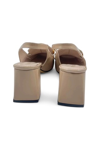 Allure Bej Şık Ve Zarif Kadın Topuklu Ayakkabı Bej