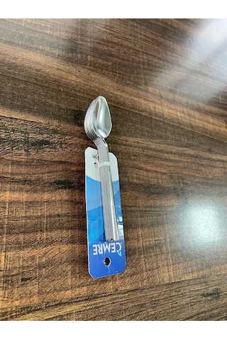 Enashop Paslanmaz Çelik Çay Kaşığı Seti 12 Adet Klasik Düz Model Inox
