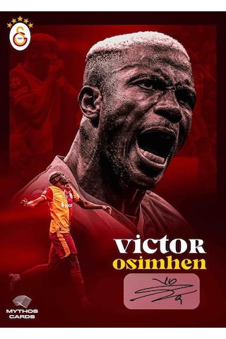 Mythos Statik Poster Galatarasay Victor Osimhen 50x70 Cm