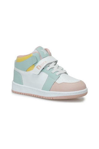 I Cool Corden F Beyaz Kız Çocuk High Sneaker 000000000102714861 Beyaz-mınt