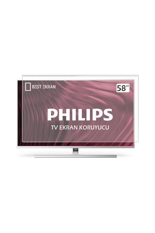 Philips Uyumlu Theone 58pus8505 Tv Ekran Koruyucu