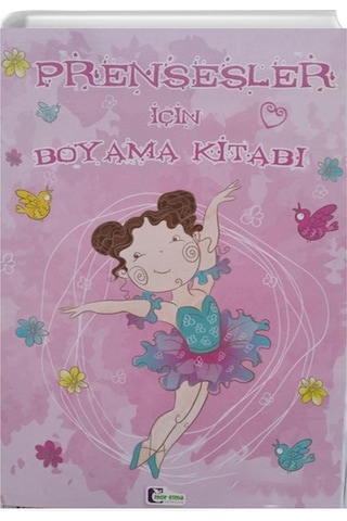 Prensesler İçin Boyama Kitabı - Mor Elma Yayıncılık