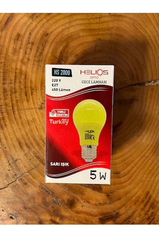 Helios Hs-2009s 5w Sarı Işık Gece Lambası