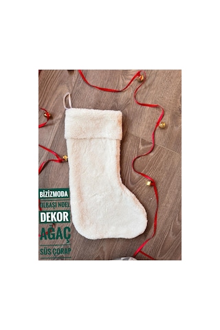 Yılbaşı Hediye Çorabı Noel Çorabı Hediye Kesesi Yeni Yıl Şömine Çorabı