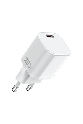 Wiwu Wi-g014 Cube Serisi Gan Tech Pd Hızlı Şarj Özellikli Mini Şarj Başlığı 20w Beyaz