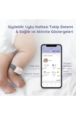 Hubble Guardian+ Giyilebilir Uyku Kalitesi Takip Sistemi
