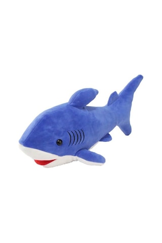 Peluş Köpekbalığı 25 CM Baby Shark - Mavi