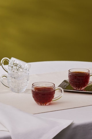 Karaca Emel 4 Kişilik Cam Çay Fincanı 180 Ml