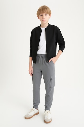 Ahengim Erkek Çocuk Basic Kargo Cepli Jogger Paça Okul Eşofman Altı Ak2322-1 Gri