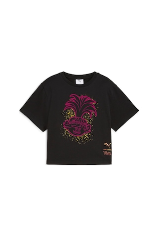 Puma X Trolls Graphic Çocuk T-shirt 624854 01 Siyah
