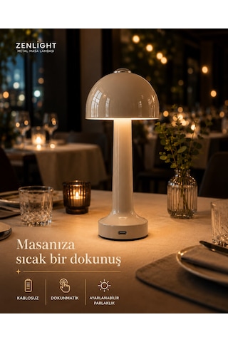 Zenlight Metal Masa Lambası Kum Beji