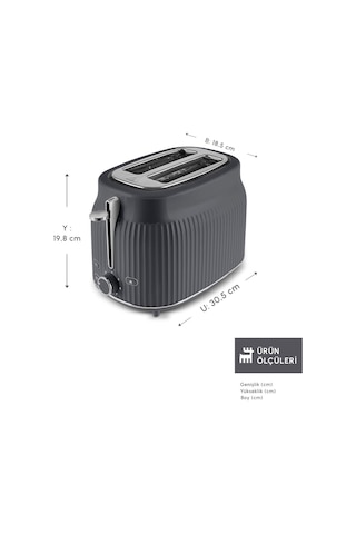 Karaca Massimo 2 Dilim Ekmek Kızartma Makinesi