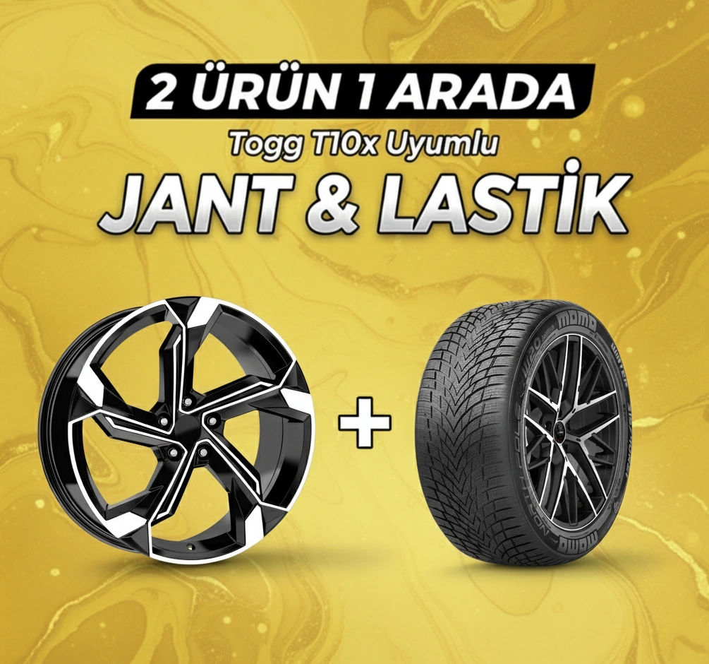 Togg T10x Momo225/60R18 KışLas. 4 Ad.Yıl:2025+DY1708BD18"Jant 4Ad.