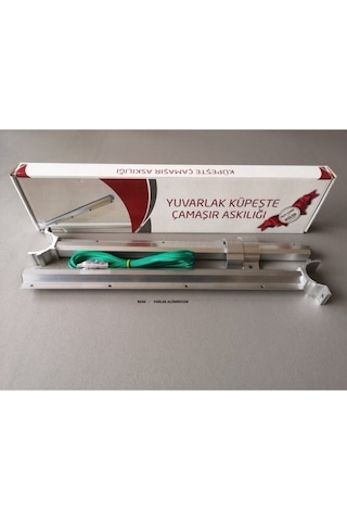 Fuga Metal Alüminyum Balkon Çamaşırlık "hediye Ip" Kurutmalık Çamaşır Askısı Askılığı Gri