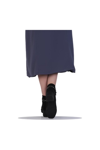 M.P Mp 242-228Zn Siyah Kadın 6Cm Topuklu Bot 001