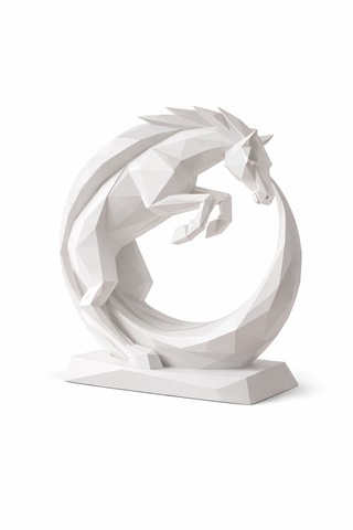 Low Poly Ejderha Figürü Fantastik Ejderha Heykeli 3d Baskı Dekoratif Masaüstü Süsü 0