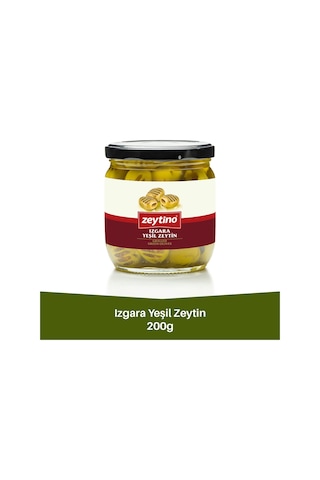 Izgara Yeşil Zeytin 200 Gr Cam Kavanoz Izgara Yeşil Zeytin 200 Gr Cam Kavanoz