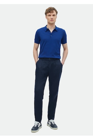 Ramsey Lacivert Düz Dokuma Jogging Fit Casual %100 Keten Pantolon Ramsey Lacivert Düz Dokuma Jogging Fit Casual %100 Keten Pantolon
