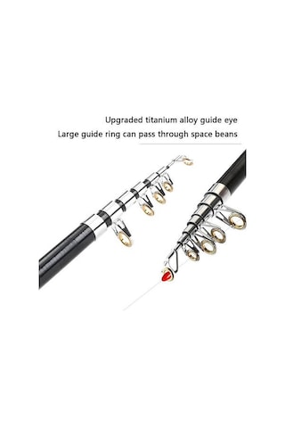 Shineyee 1.31m Çift Kollü Deniz Atma Kamışı - Geliştirilmiş Katlanabilir, Portatif Kısa Bölüm Tek Parça Olta Kamışı Çift Sap