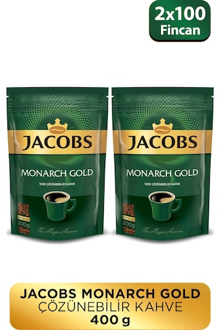 Jacobs Monarch Gold Granül Kahve 2 x 200 G