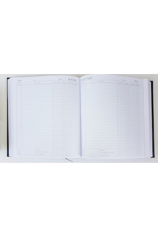 Kasa Defteri 17x24 368 Yaprak Cilt Bezli