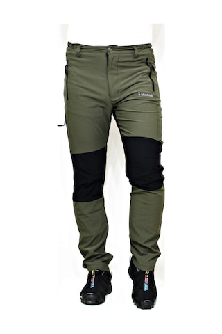 Mudwill Likralı Erkek Trekking Pantolon Hiker300 Haki Yeşil