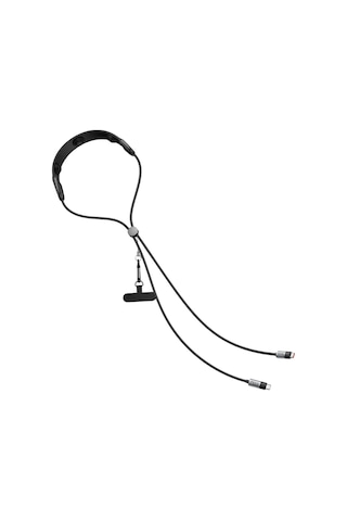 Hoco. U145 1.4m 100w Type-c To Type-c Boyun Askılı Pd Hızlı Şarj Kablosu