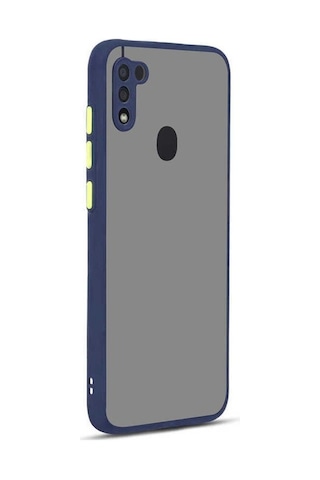 Galaxy A11 Kılıf Zore Hux Kapak Lacivert