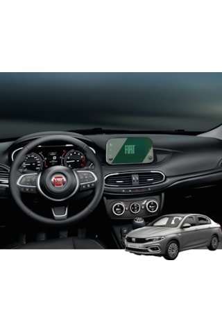 Fiat Egea / Egea Cross (2016-2026) Uyumlu 7" Multimedya 9h Nano Ekran Koruyucu