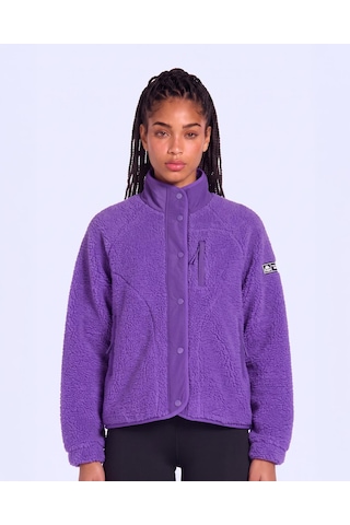 Kappa Authentic Crete 2 Kadın Mor Regular Sherpa Mont