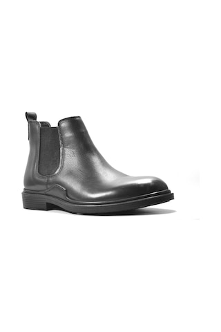 Greyder 62163 Hakiki Deri Siyah Klasik Casual Erkek Bot