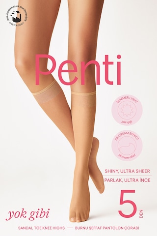 Penti Yok Gibi 5 Den Açık Ten Rengi Pantolon Çorabı