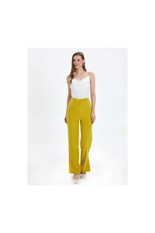 Selen Normal Bel Standart Sarı Kadın Pantolon 24ysl5141 Sarı