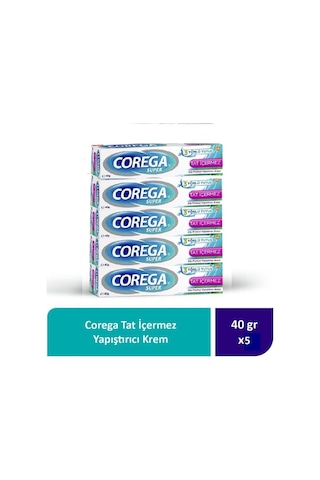 Tat İçermez Yapıştırıcı Krem 40g X 5 Adet