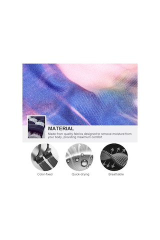 Paıyıge Yoga Pantolonu Ekose Hk20 İle Kadın Baskılı