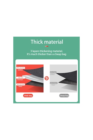 Dianziye Siyah Bebek Arabası Organizer Çantası - Çok Amaçlı Çekmeceli, Ayırma Özellikli, Kol Kemerli Bebek Aksesuarı Siyah