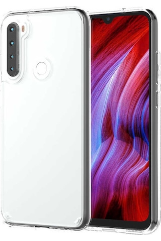 Xiaomi Redmi Note 8 Kılıf Zore Coss Şeffaf Sert Silikon Kılıf Renksiz