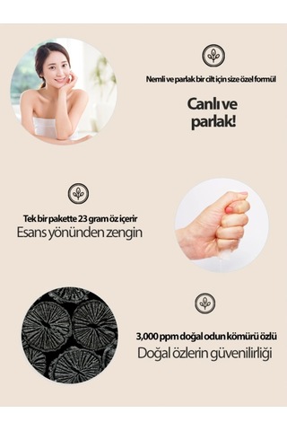 Fascy Doğal Odun Kömürü Özlü Aydınlatıcı Maske 23 G