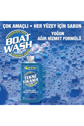 Starbrite - Tekne Temizleyici Ağır Hizmet Konsantre 500 Ml : 1-2 Kapakla Tam Temizlik, Cilayı Sökmeyen Güçlü Formül