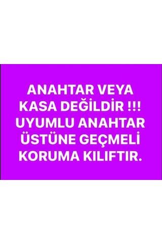 Togg T10x Uyumlu Anahtar Koruma Kılıfı Siyah / Altın Detaylı Lütf
