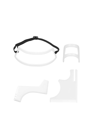 Maiyame Ev Saç Bakımı 4'lü Set: Sakal, Sakal Çizgisi, Saç Kesim Ve Boyun Çizgisi Şablonları Beyaz