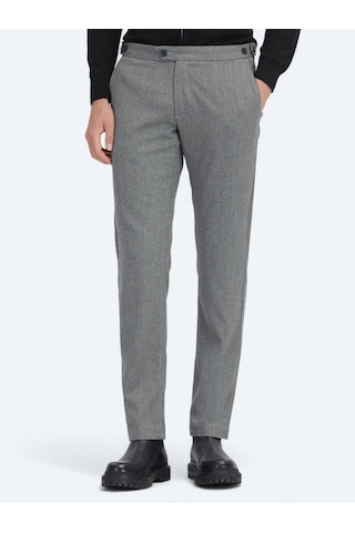Kip Antrasit Dokuma Regular Fit Casual Pantolon Antrasit