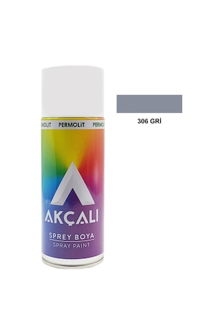 Akçalı Sprey Boya 306 Gri 400 ML