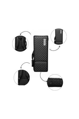 Korg Pa5x, Kronos 2, Kronos 3, Pa700, Pa900, Pa1000 Keybord Uyumlu Siyah Kapitone Çantası