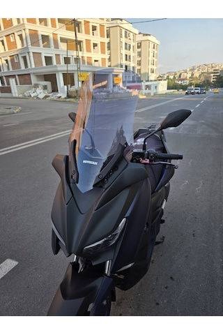 Motocam Yamaha Xmax Ön Cam 2018-2022 Model 65cm Füme Renkli 4mm