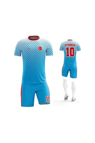 Acr Giyim Kişiye Özel Futbol Forması - Dizayn: Kırmızı & Beyaz 19